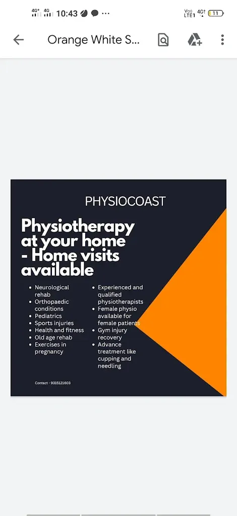 PhysioCoast Physiotherapy & Chiropractic Clinic in Ashok Vihar