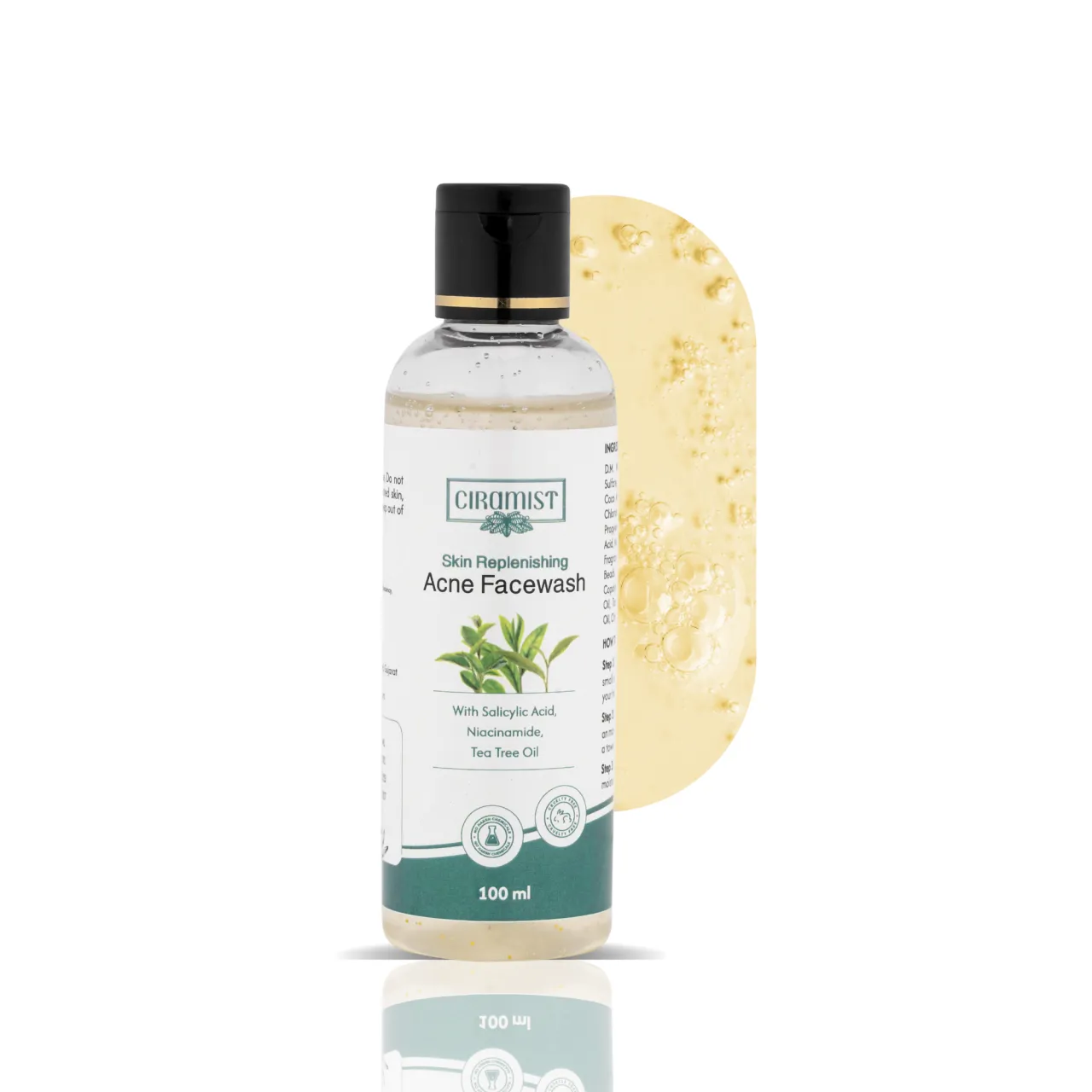 Ciramist Acne & Acne marks Remove Face wash With Niacinamide, Salicylic Acid & Tea Tree Oil 100ml Bottle