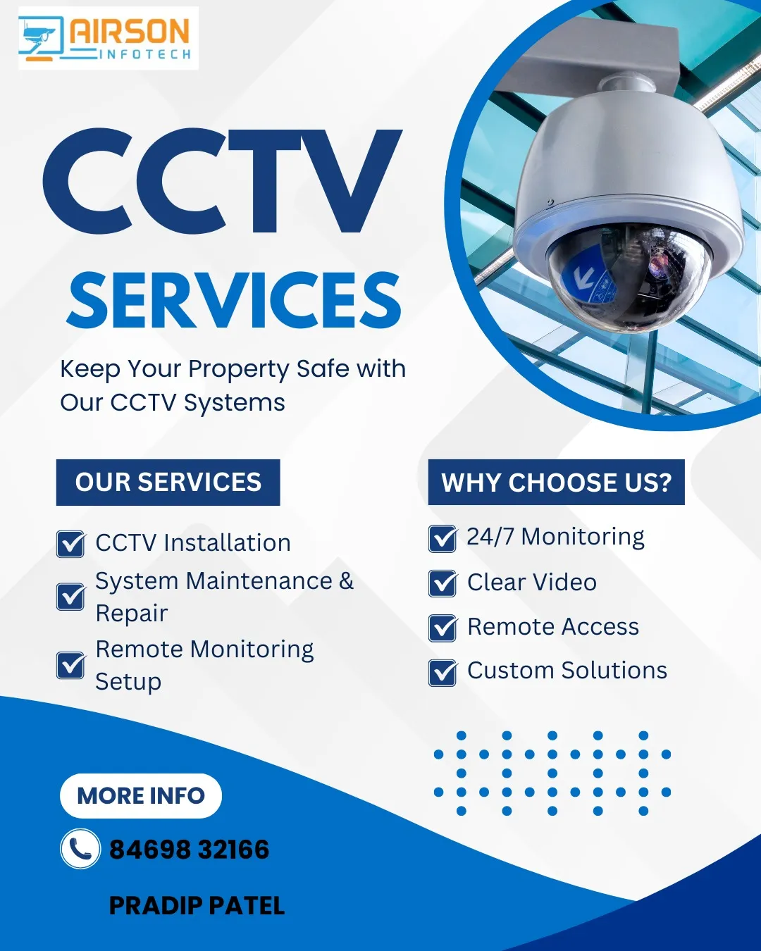 Airson infotech CCTV SURVEILLANCE SYSTEM