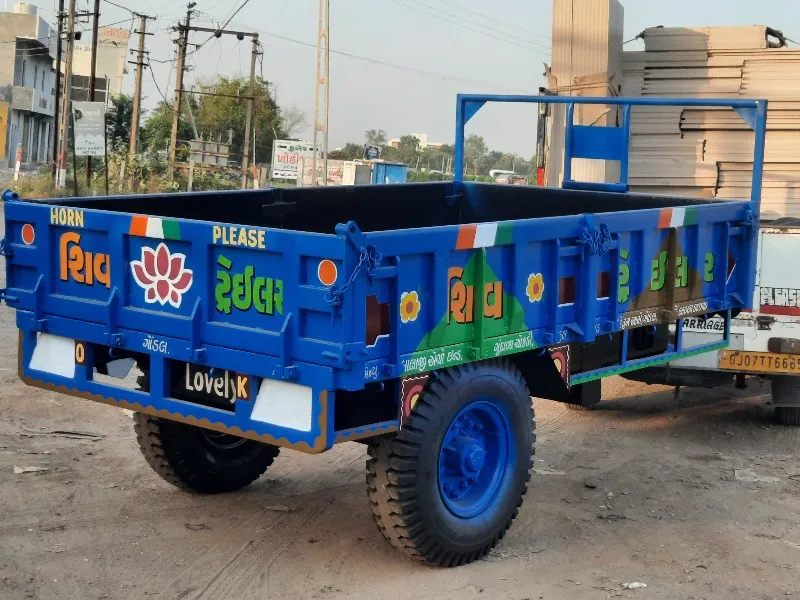 Shiv Trailer Gondal - Heavy Duty Mini Tractor Trailer (Subsidy Eligible)