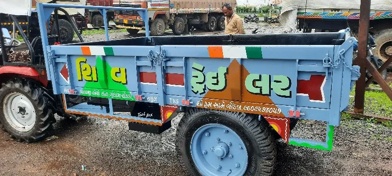 Shiv Trailer Gondal - Heavy Duty Mini Tractor Trailer (Subsidy Eligible)