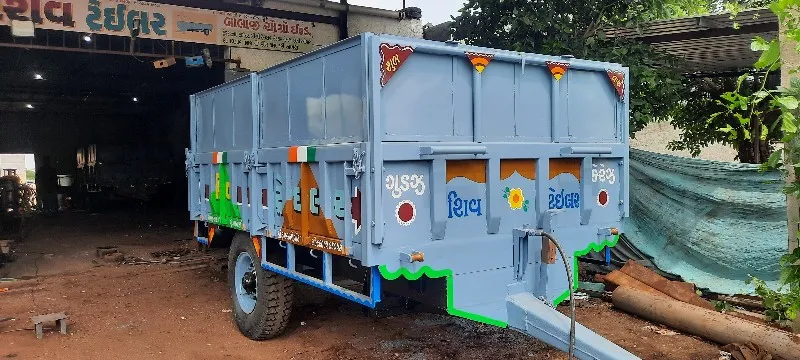Shiv Trailer Gondal - Heavy Duty Mini Tractor Trailer (Subsidy Eligible)