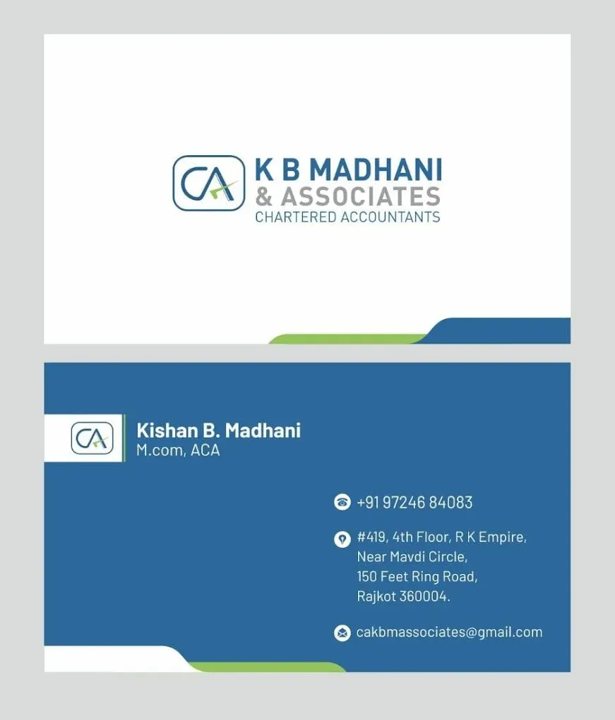 CA K B Madhani & Associates - Tax, GST & Financial Consultancy Services