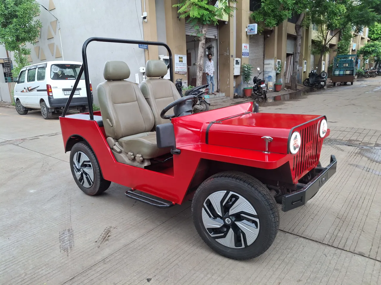 Ev jeep mfg , golf car mfg & indrstriyal lodar mfg