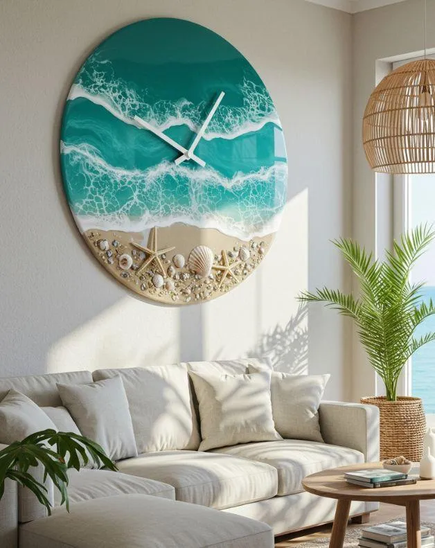 Wall clock resin