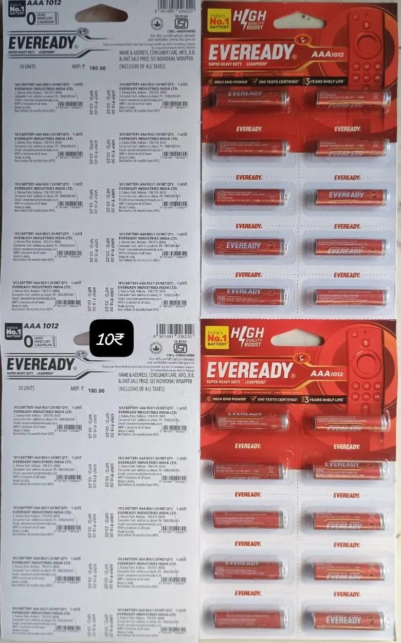 -	ELECTRIC GOODS BATTERIES TORCH CHARGERS ETC.. CONT. (SURAT) 9426943900 ALL INDIA DELIVERY AVAILABLE -	Photo Goods Accessories/ Clock / Remote/ Toys etc Batteries Charger Contact 9426943900