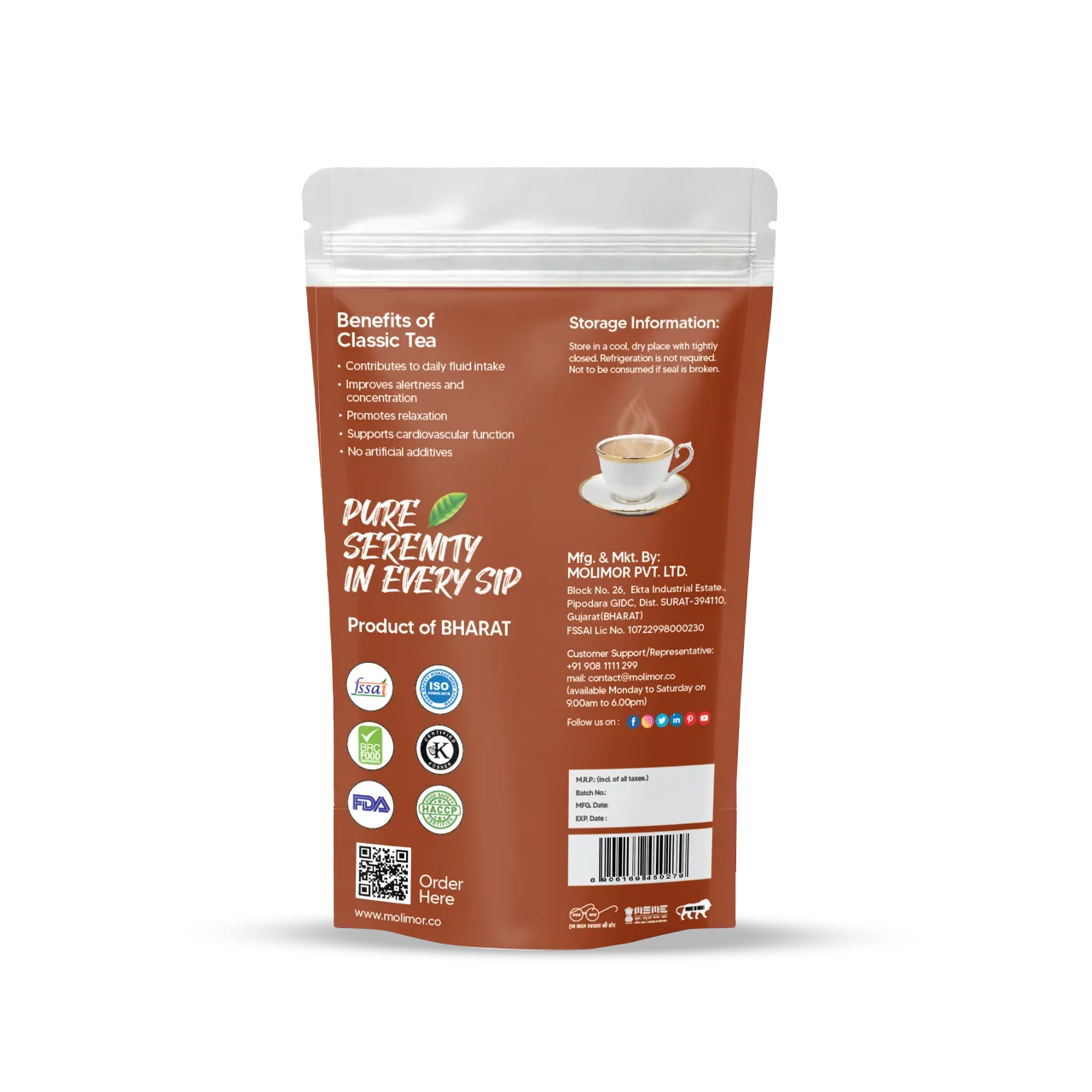 Molimor Classic Tea 250gm