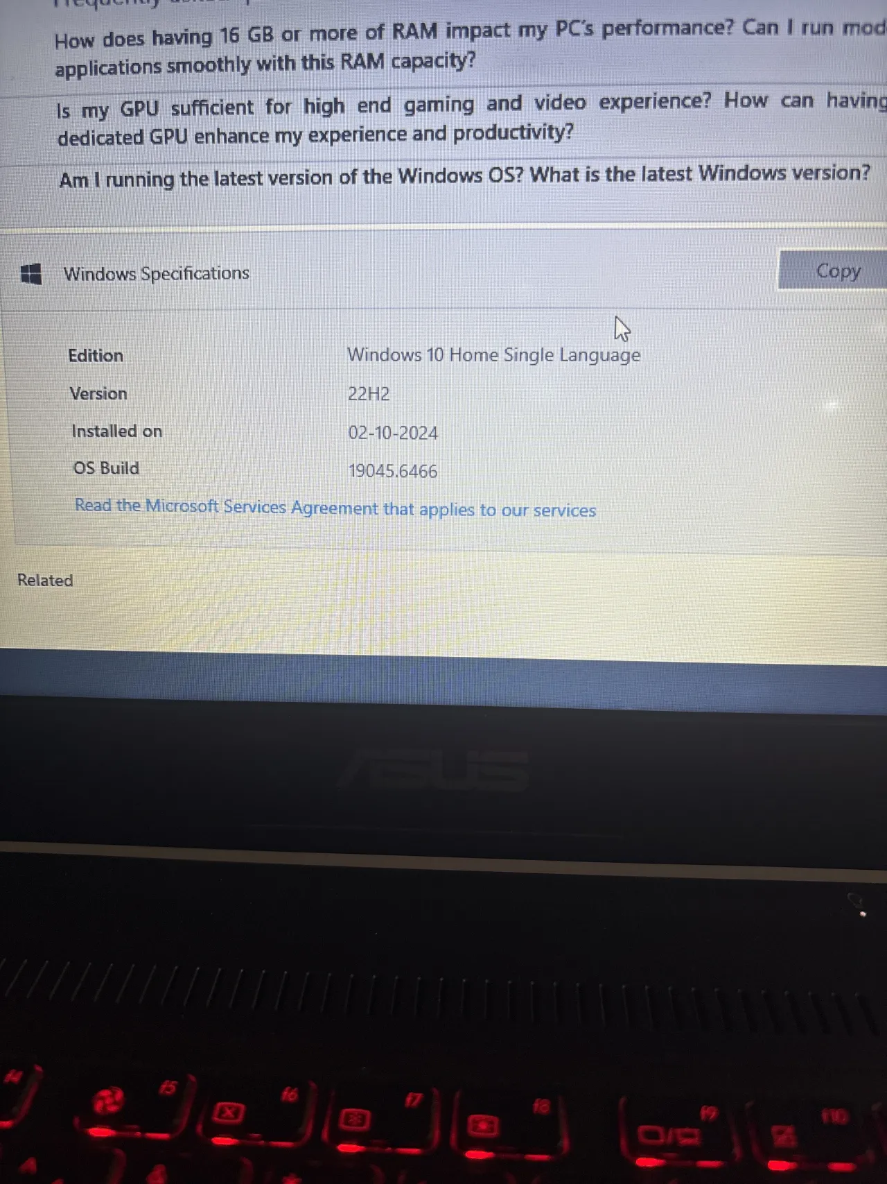 ASUS Gaming Laptop