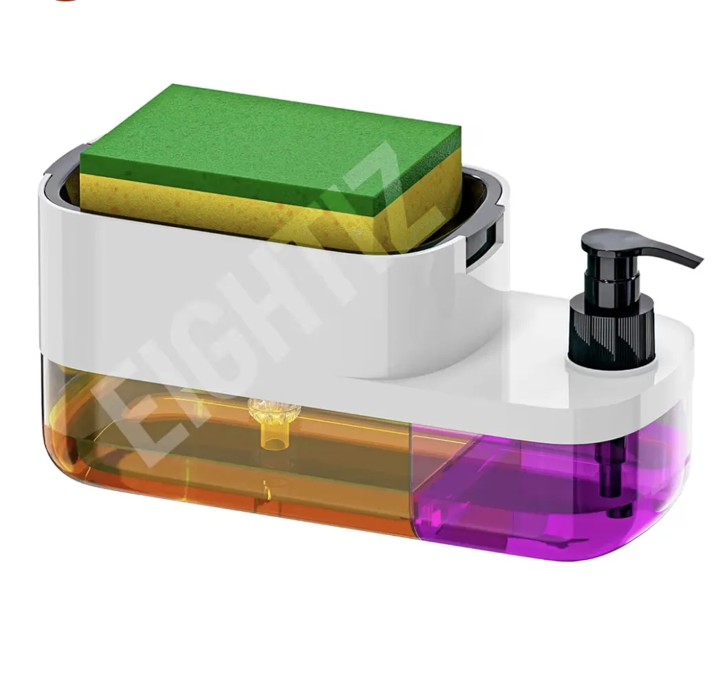 Plastic 3 in 1 Soap Pump Dispenser