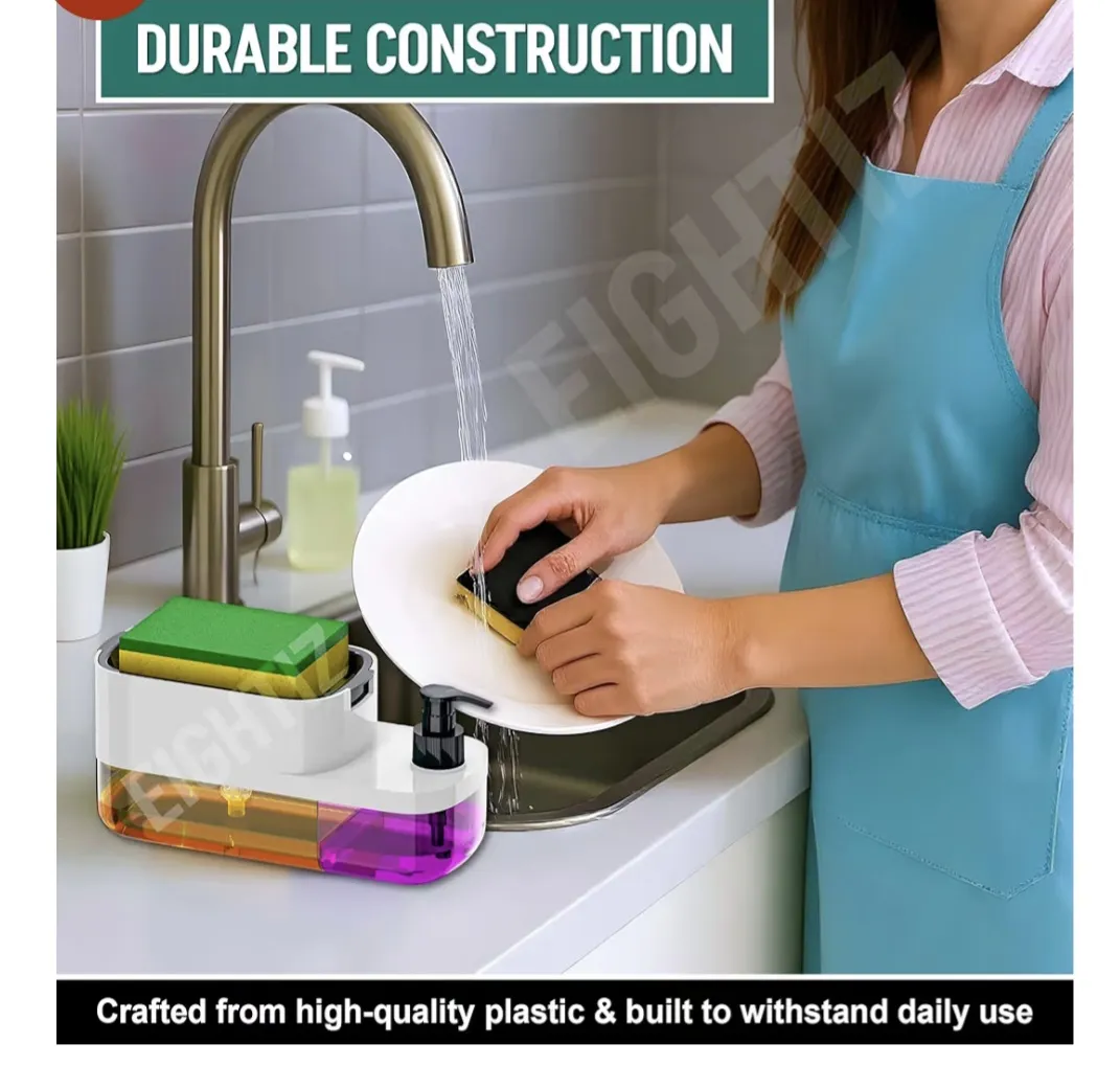 Plastic 3 in 1 Soap Pump Dispenser