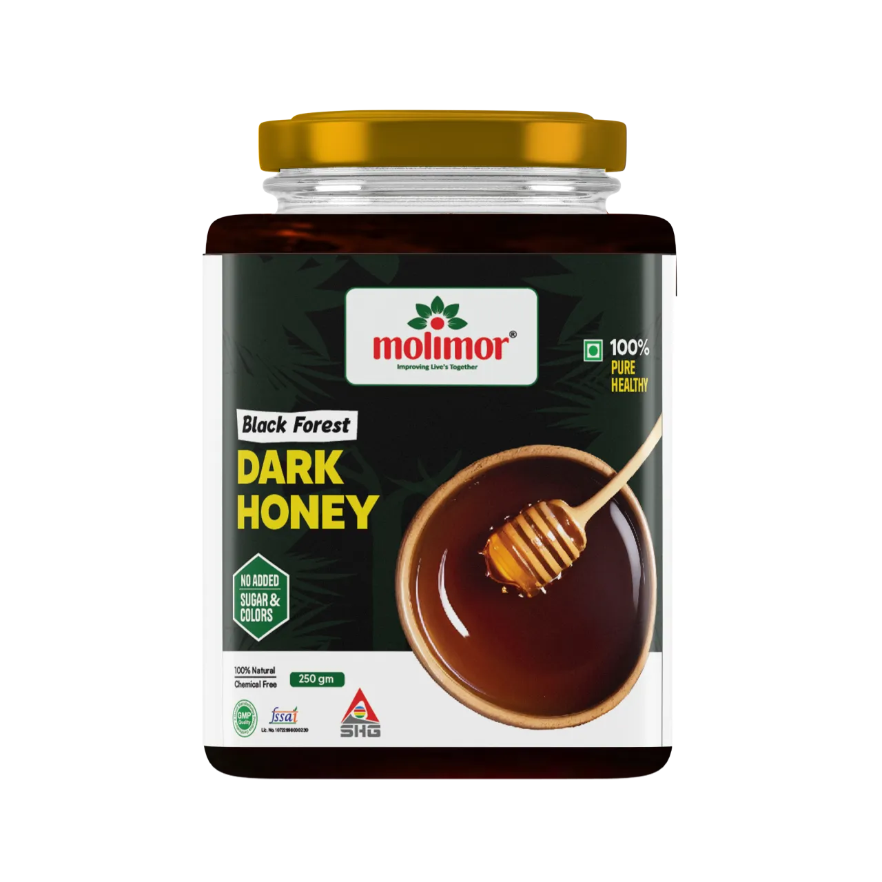 Molimor Black Forest dark Honey Back 250gm