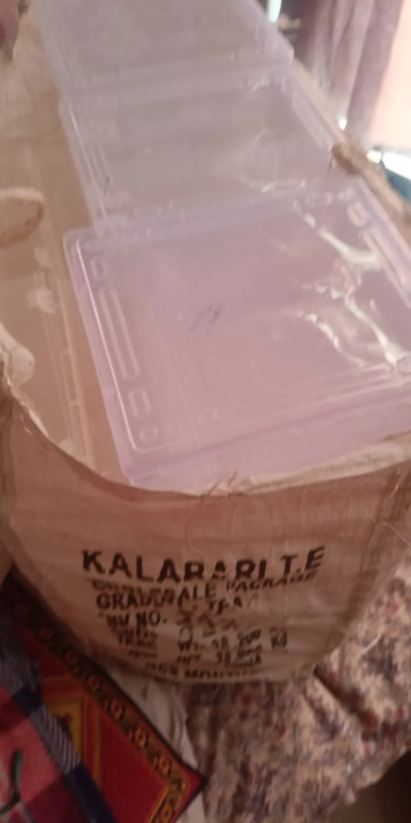 Plastic jewellery/storage box