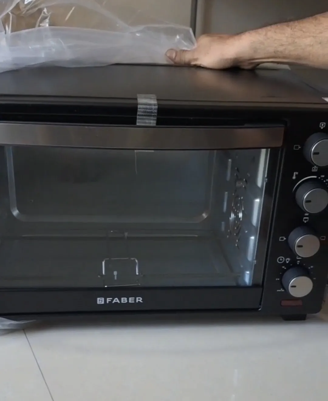 Oven with microwave