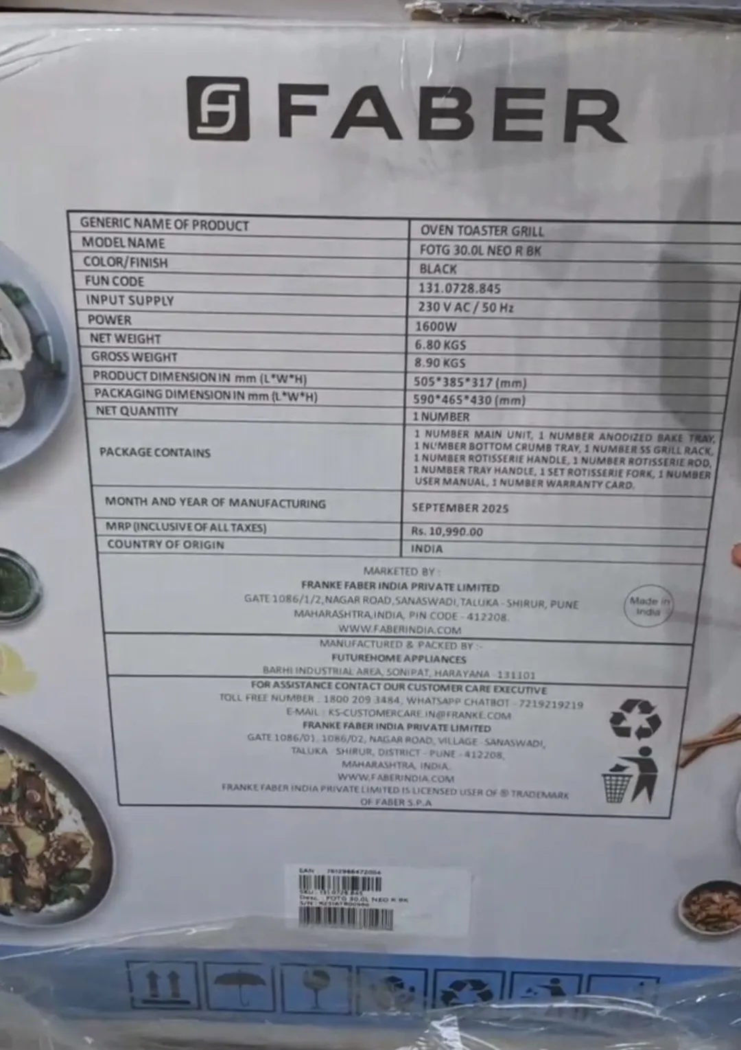 Oven with microwave