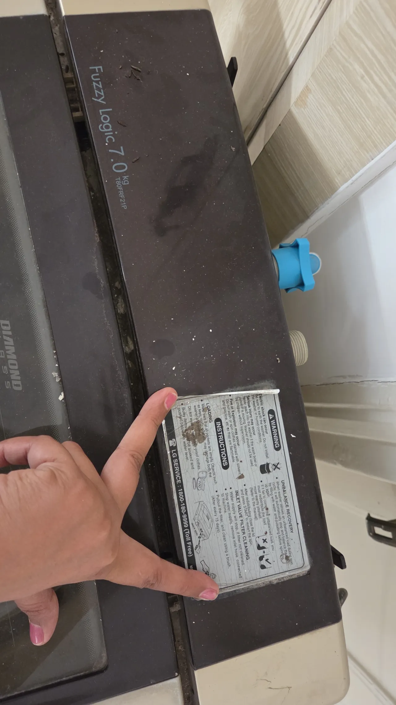 LG 7 Ltr Washing machine