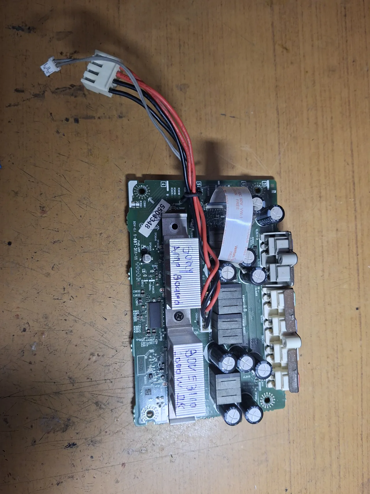 Sony Blueray Player BDV E3100 PARTS