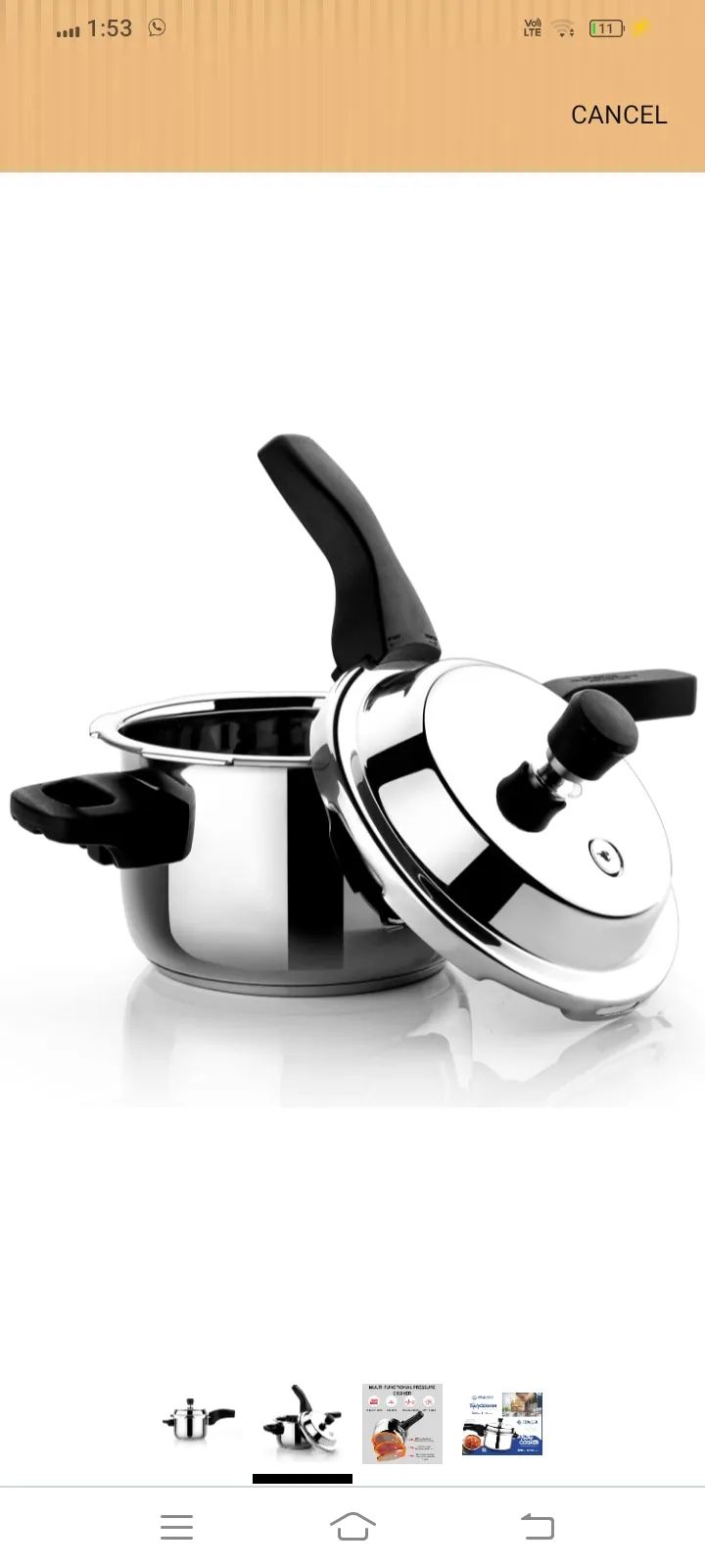 3 ltr Triply outer cooker
