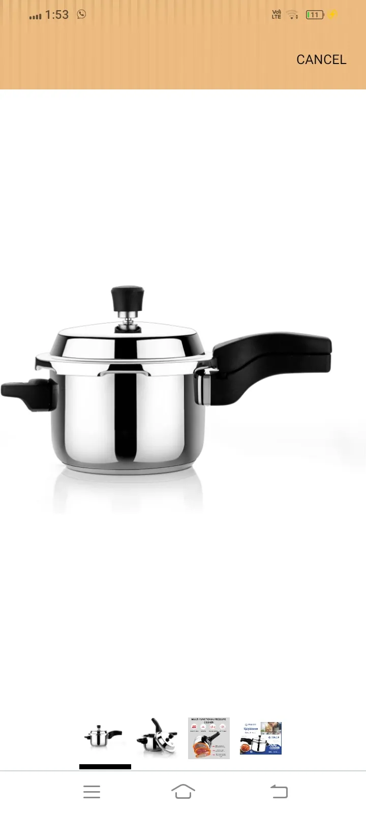 3 ltr Triply outer cooker