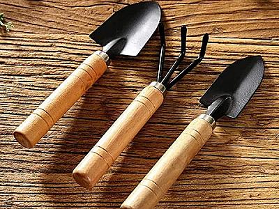 Gardening tools wooden