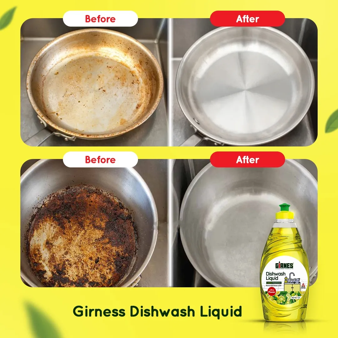 Girnes Dishwash (Lemon Flavour-Ultra Premium) 500ml