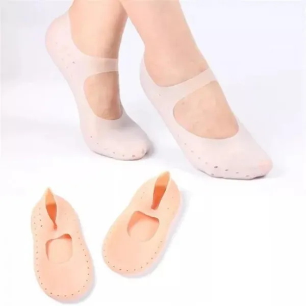 Silicon full heel socks