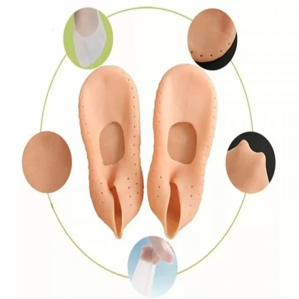 Silicon full heel socks