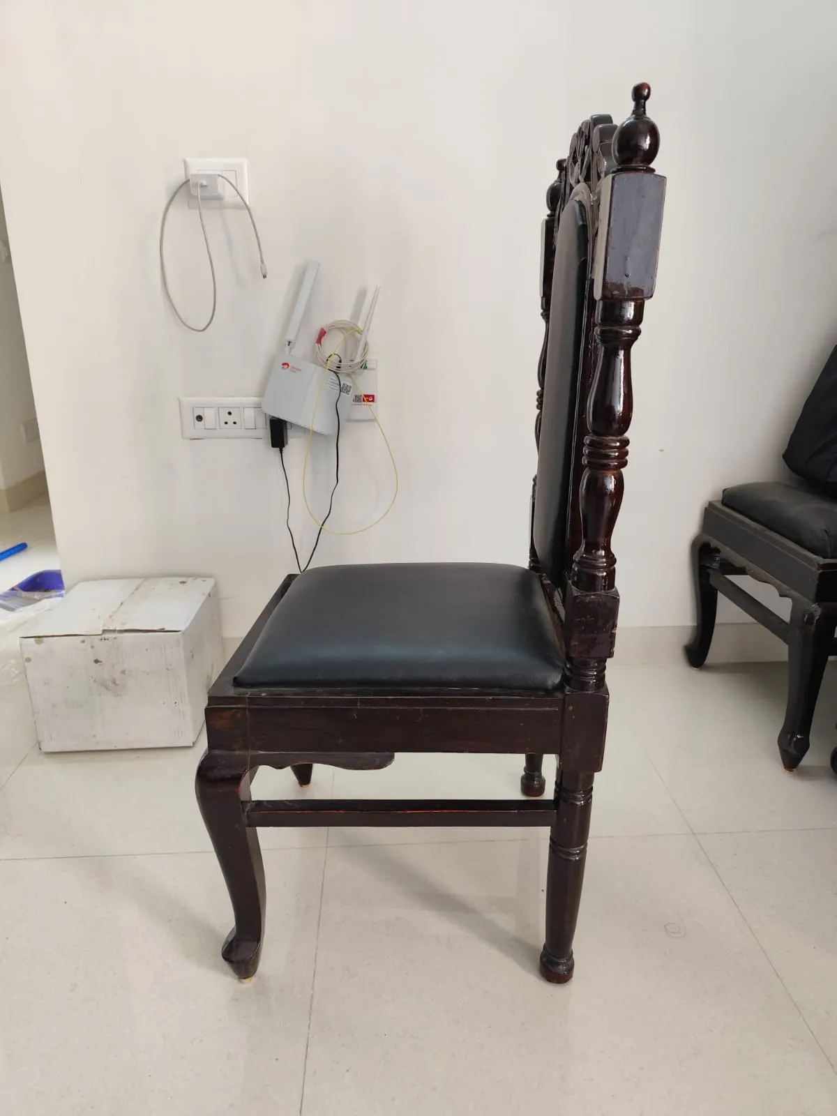 Teak(sag) wood sofa , Dinning table with 6 chair