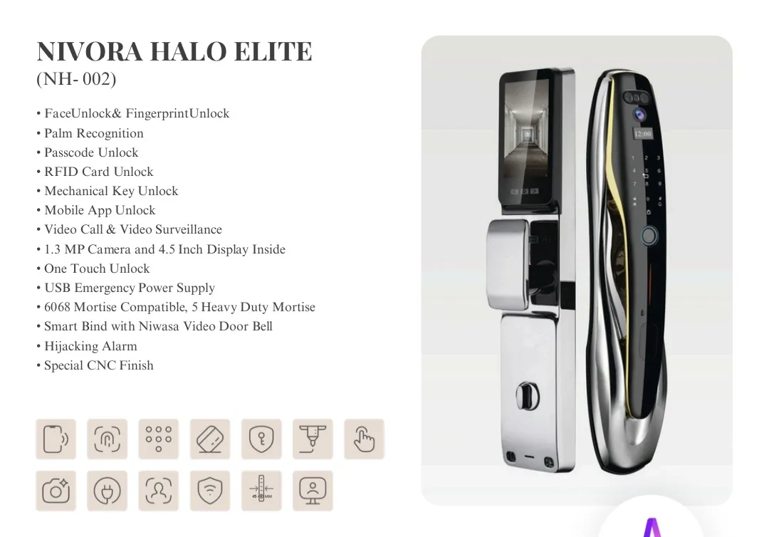 Nivasa smart digital lock 99099 14578 B