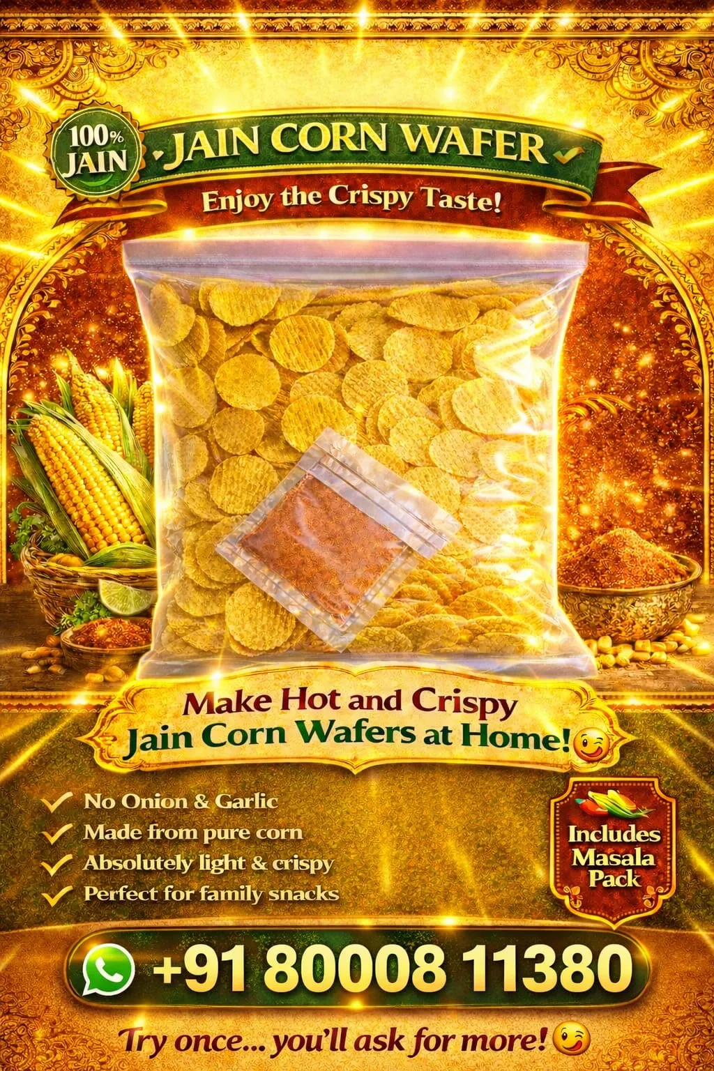 Jain Corn Wafers