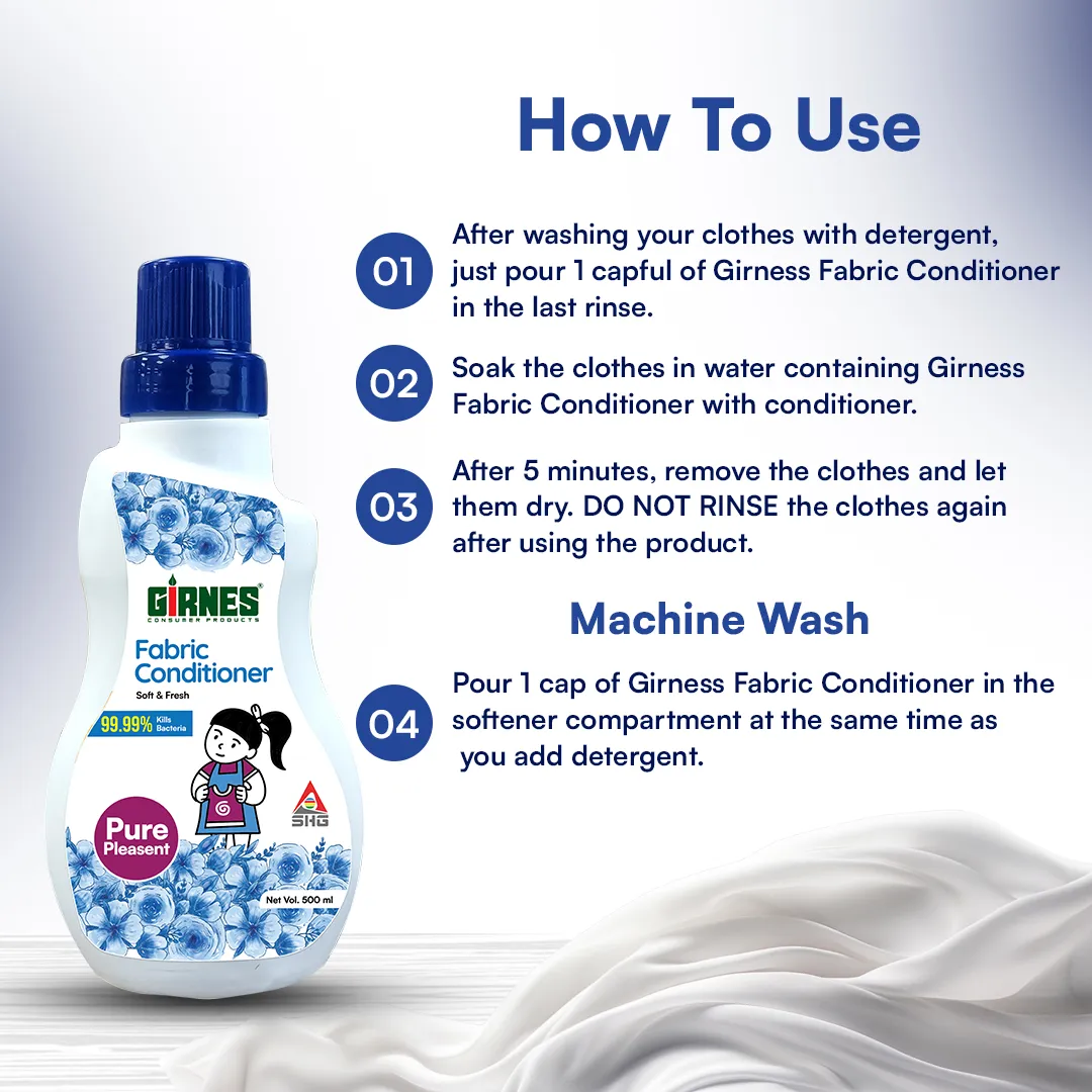 Girnes Pure Pleasant Fabric Conditioner 500ml