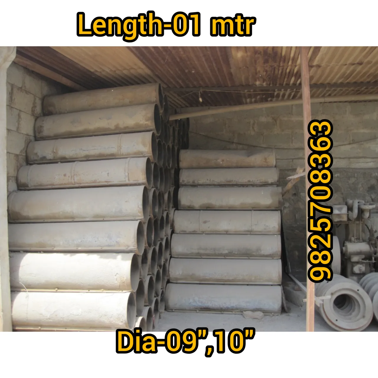 Concrete pipe machine