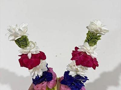 Real flowers Phool Chadi for Thakorji