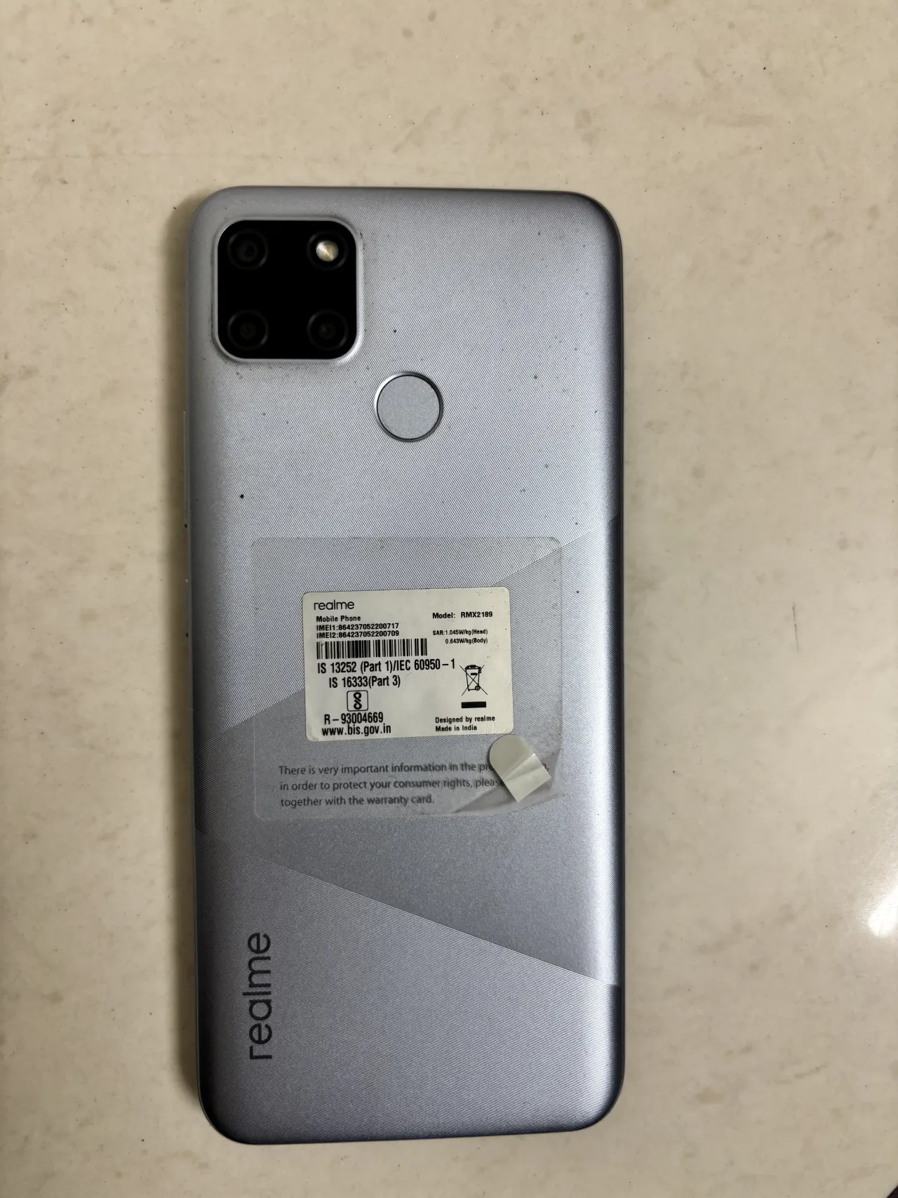 realme c12, 32 GB octra core, 3 GB ram
