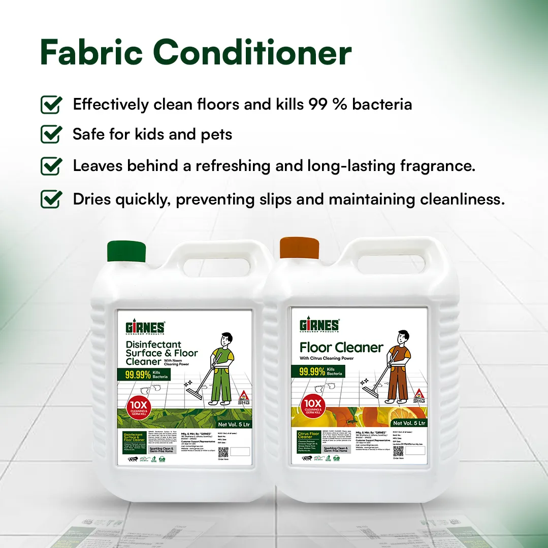 Girnes Floor Cleaner- Citurs & Disinfectant Neem 1Ltr