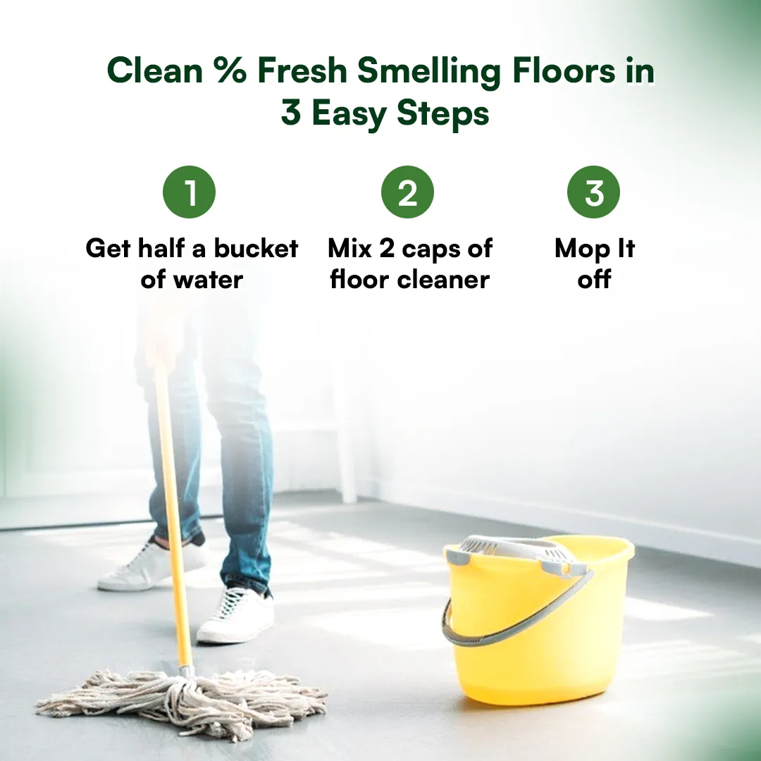 Girnes Floor Cleaner- Citurs & Disinfectant Neem 1Ltr