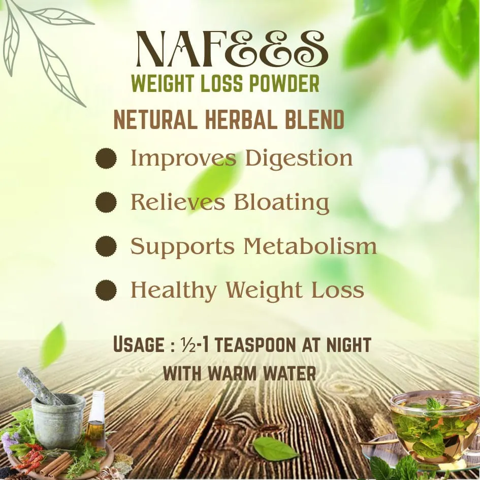Nafees weight loss powder