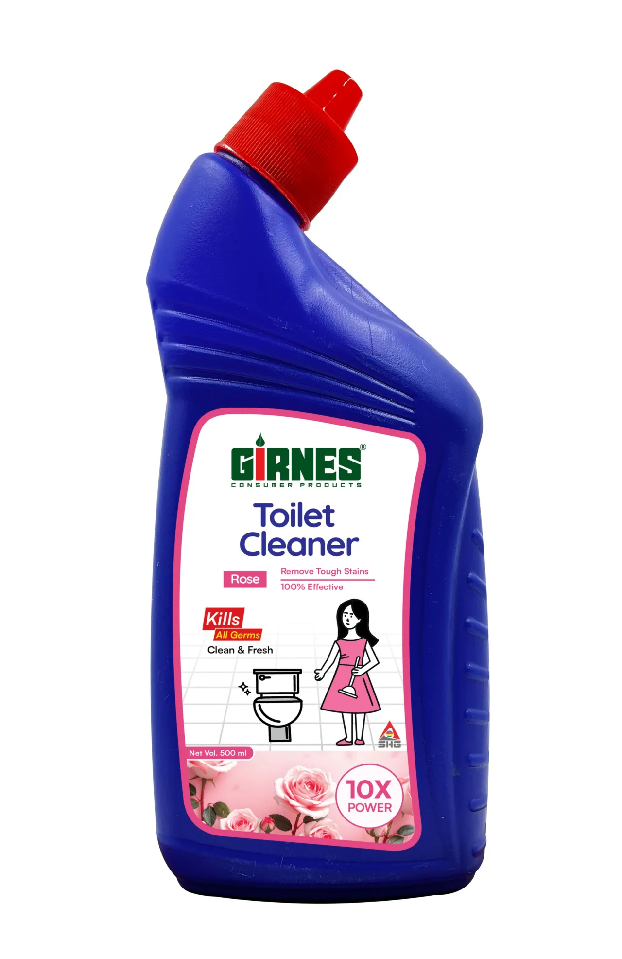 Girnes Toilet Cleaner Blue & Rose 500ml