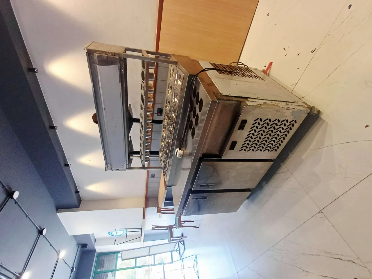 Stainless Steel Refrigerated Topping Counter