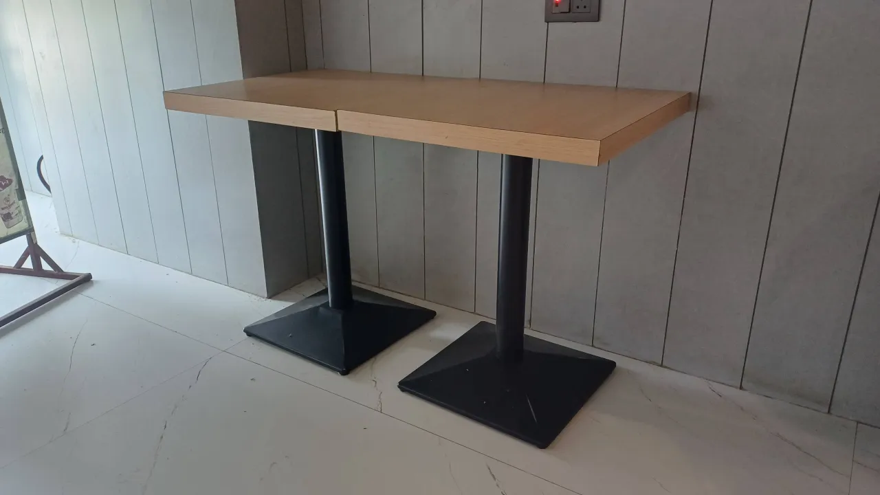2 Square-4 Round tables + 12 Stool and 1 Bench Best for Restaurant and cafes
