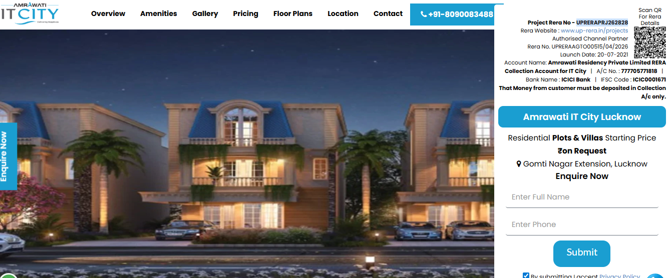 Amrawati IT City Lucknow Contemporary Commercial Development
