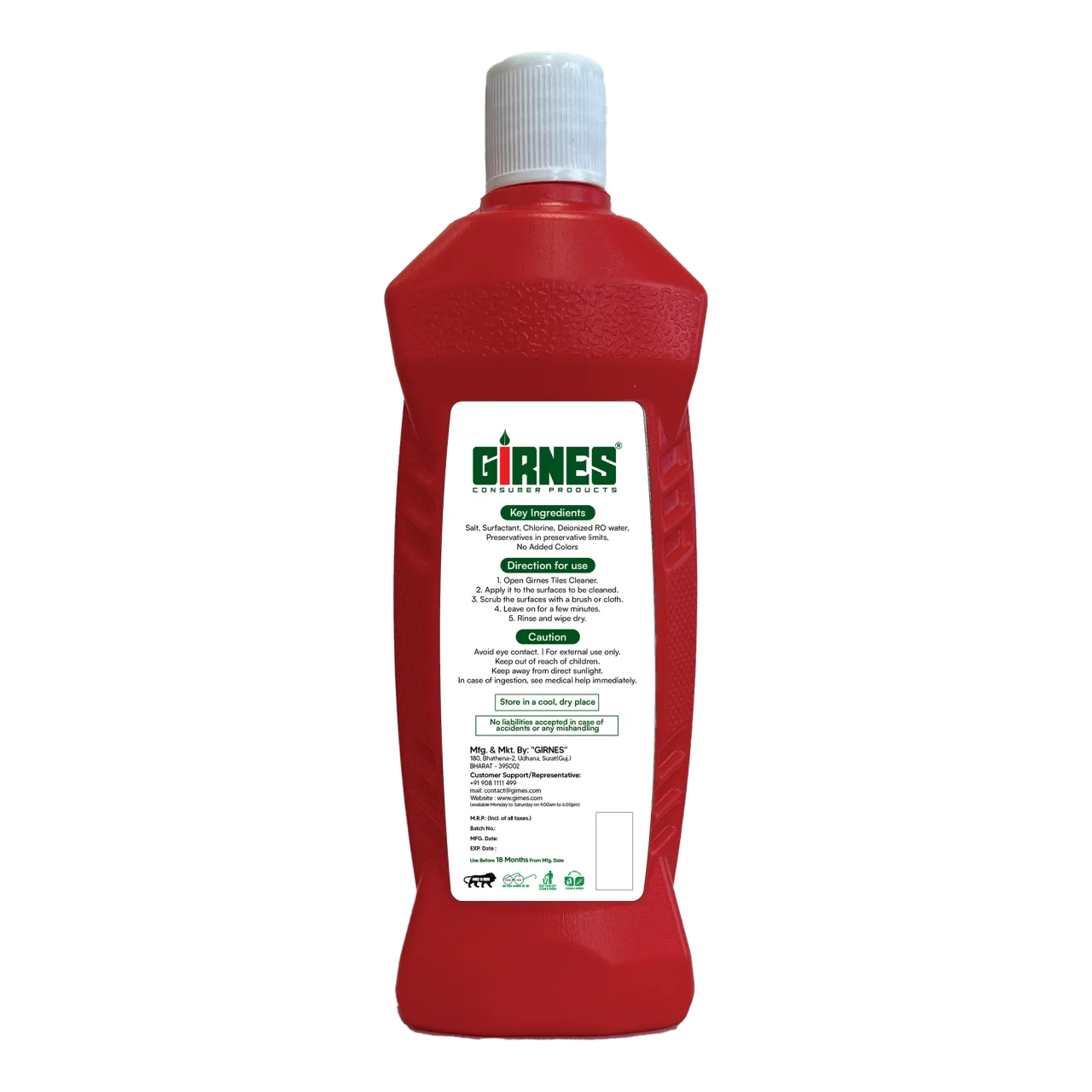 Girnes Bathroom & Tiles Cleaner 500ml