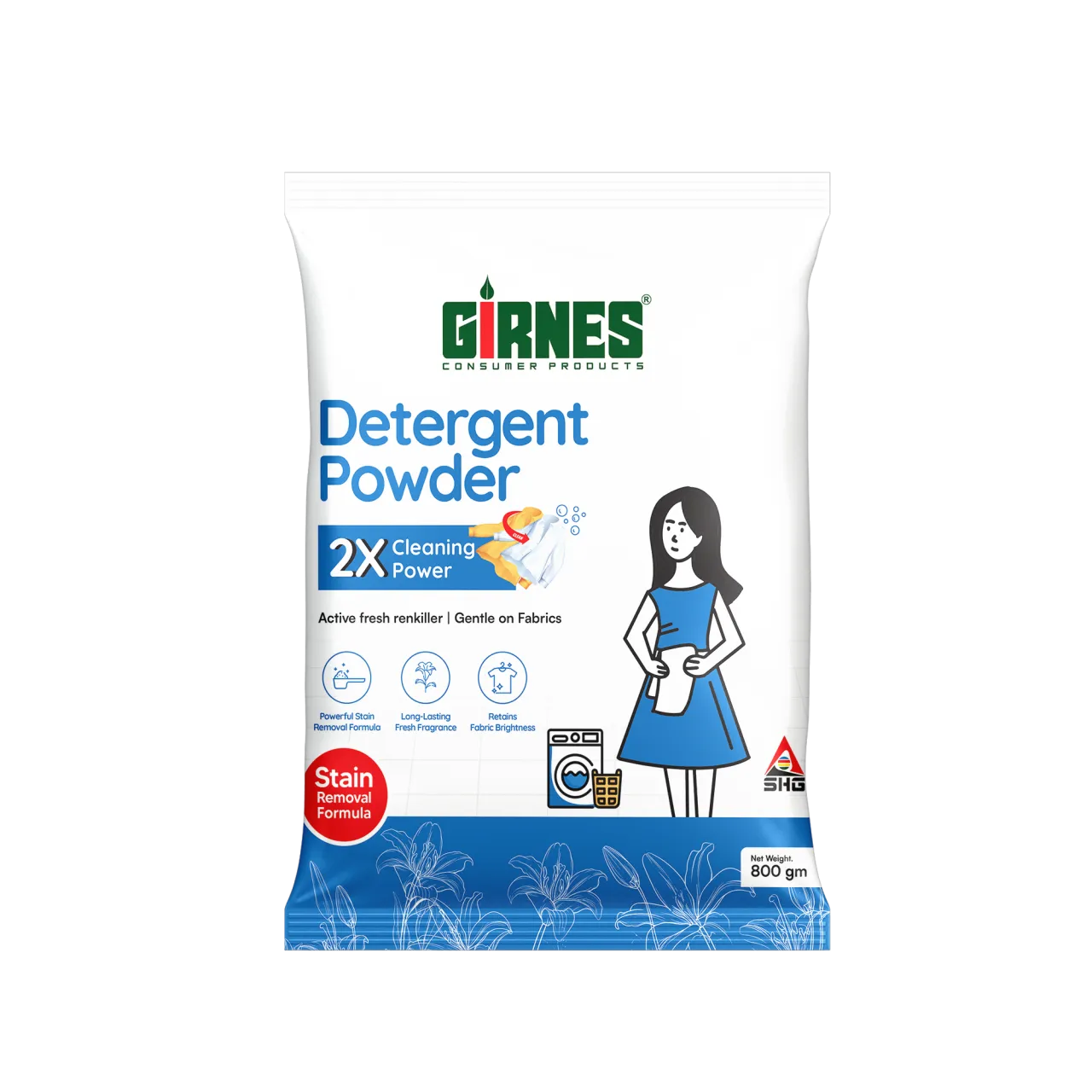 Girnes Detergent Powder 800gm