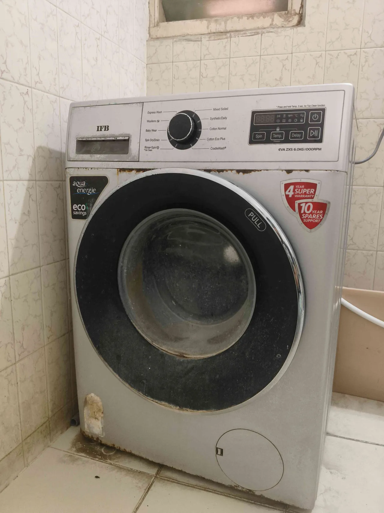 IFB front load washing machine 6kg working condition