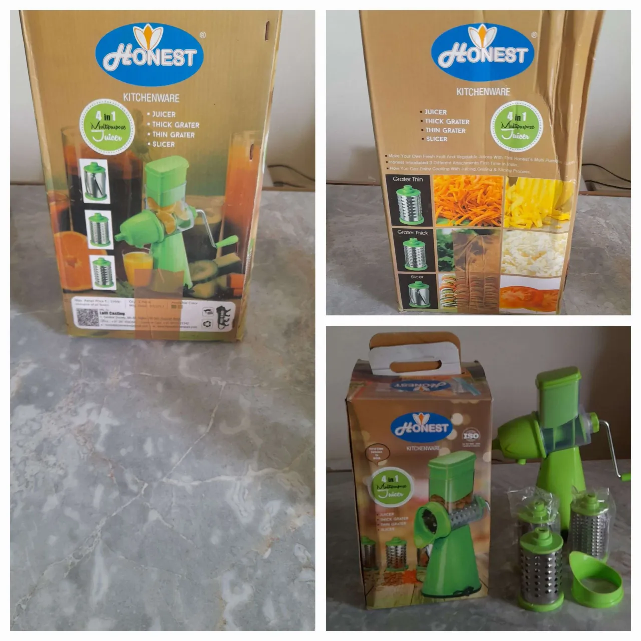 Honest juicer