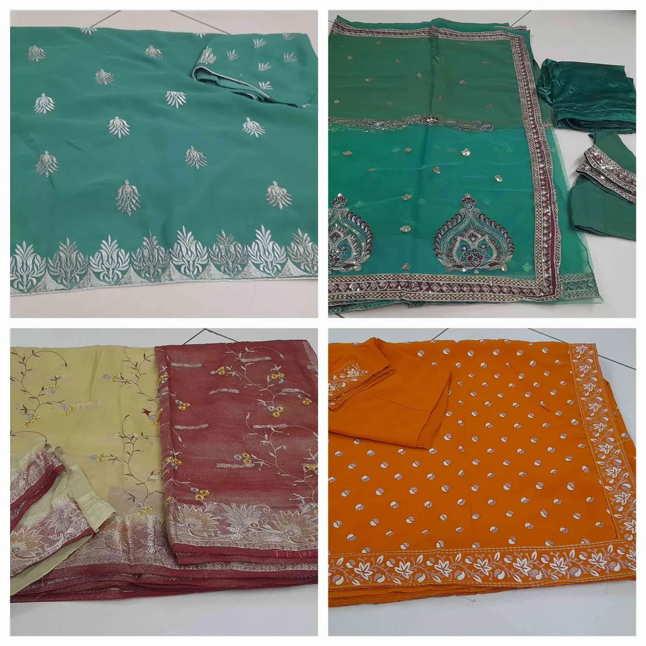 Used assorted sarees.