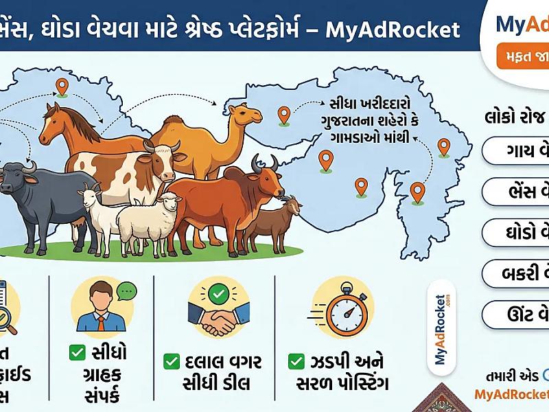 પાલતુ પ્રાણી વેચવા કે ખરીદવા માટે નું  શ્રેષ્ઠ પ્લેટફોર્મ – MyAdRocket