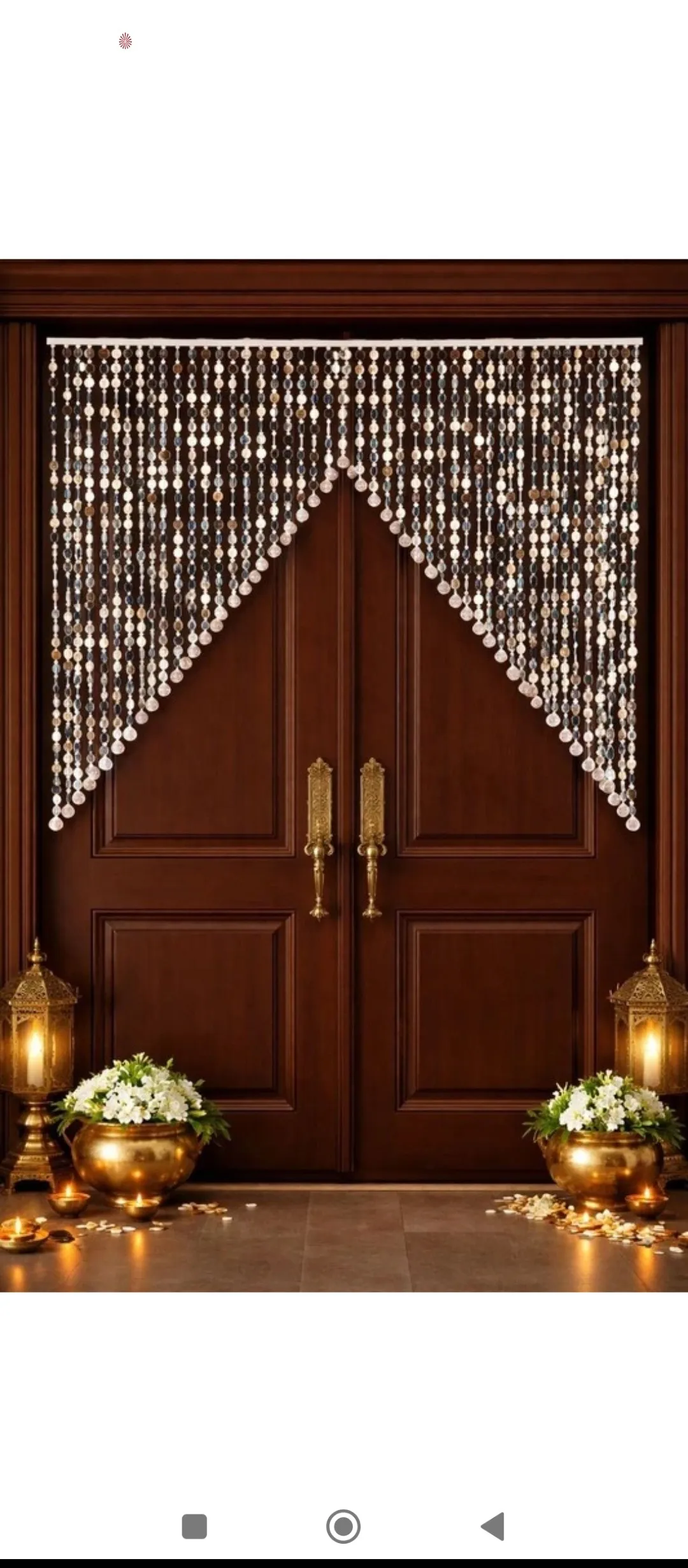 Toran,crystal toran,main door toran,decorative toran