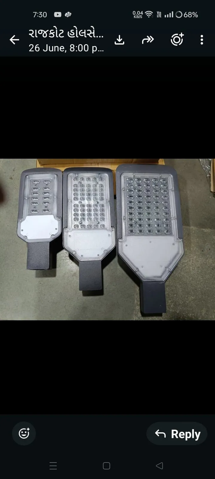 All type pop light available