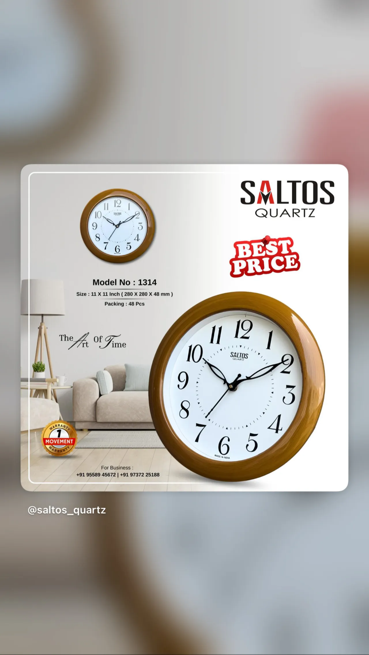 wall clock manufacturer