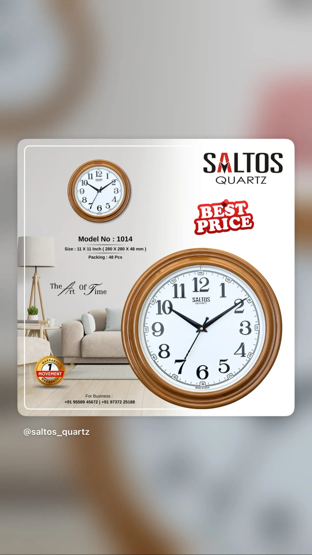 wall clock manufacturer